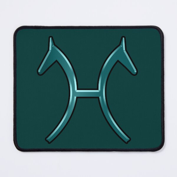 Item preview, Teal Hanoverian Warmblood Horse Brand designed and sold by DappledMoon.
