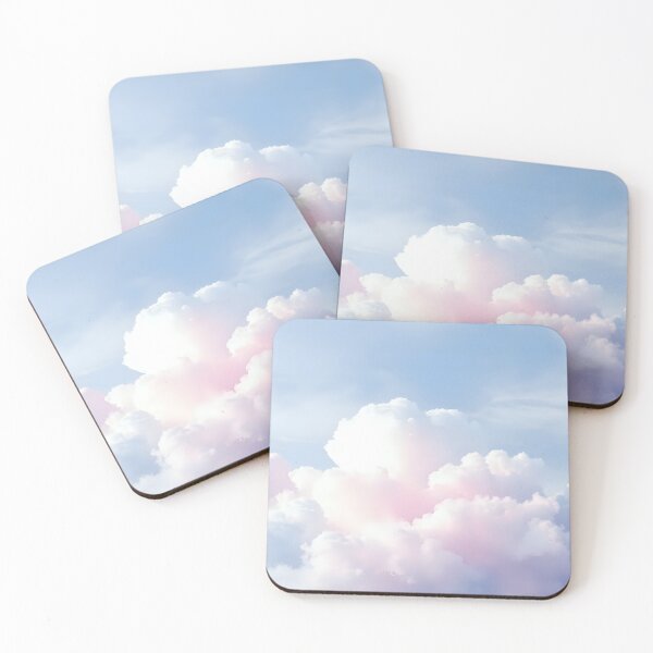 Item preview, Ethereal Cloudscape - Pink & White Bliss designed and sold by Shirtastically.