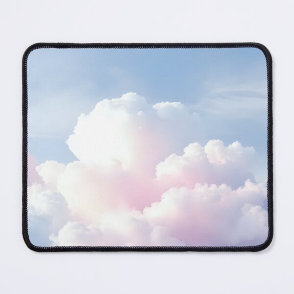 Item preview, Ethereal Cloudscape - Pink & White Bliss designed and sold by Shirtastically.