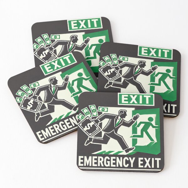 Item preview, Emergency Exit for Politicians designed and sold by 3 Cans.