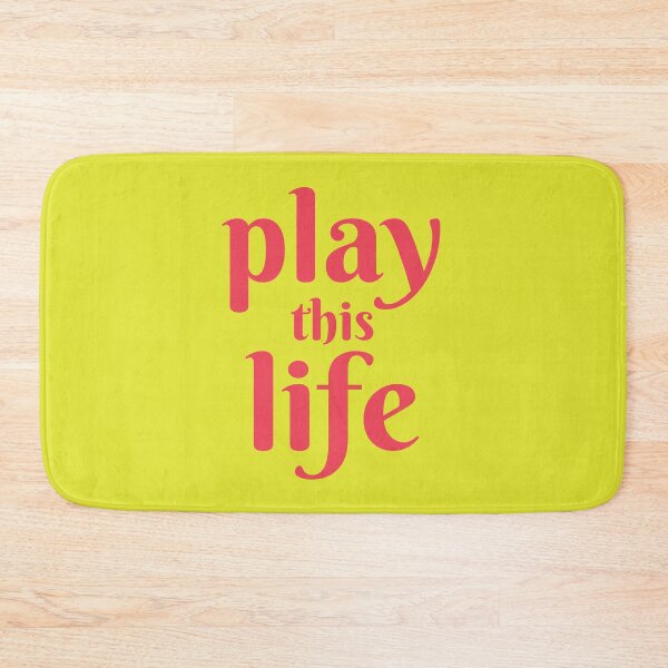 Item preview, play this life motivational slogan designed and sold by Pr7em.