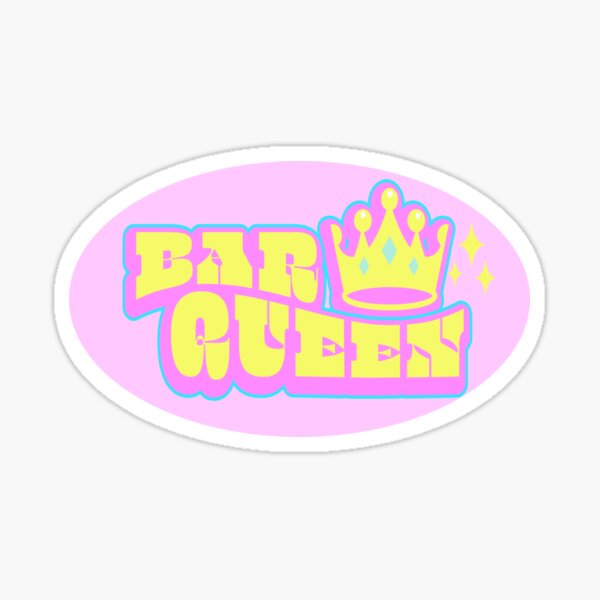 Item preview, Cute Bar Queen typography design for Drag Queen and LGBTQ  designed and sold by Jdawnink.