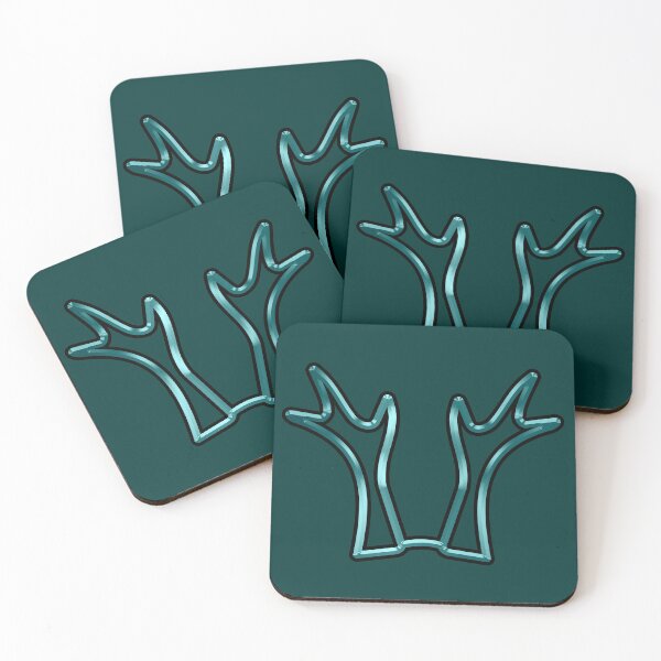 Item preview, Teal Rheinlander Warmblood Horse Brand designed and sold by DappledMoon.