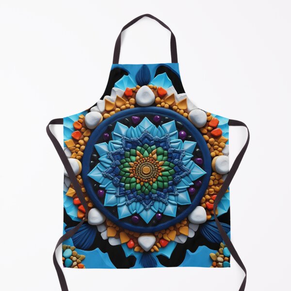 Item preview, Mandala of colored stones designed and sold by PrintLabStudio.