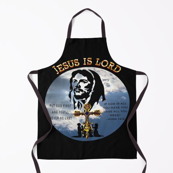 Item preview, Jesus Is Lord | Golden Cross & Majestic Sky Reflection | Christian Inspirational Art designed and sold by Brian Gollob Creative Art.