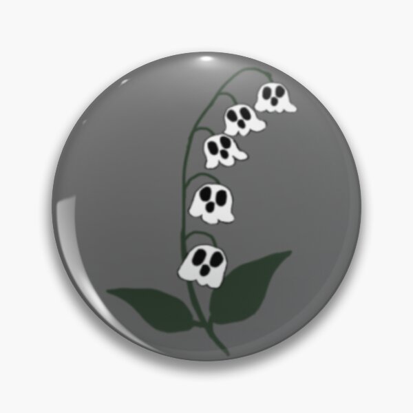 Item preview, Ghost Lilly of the valley sticker designed and sold by Spooks n Spells .