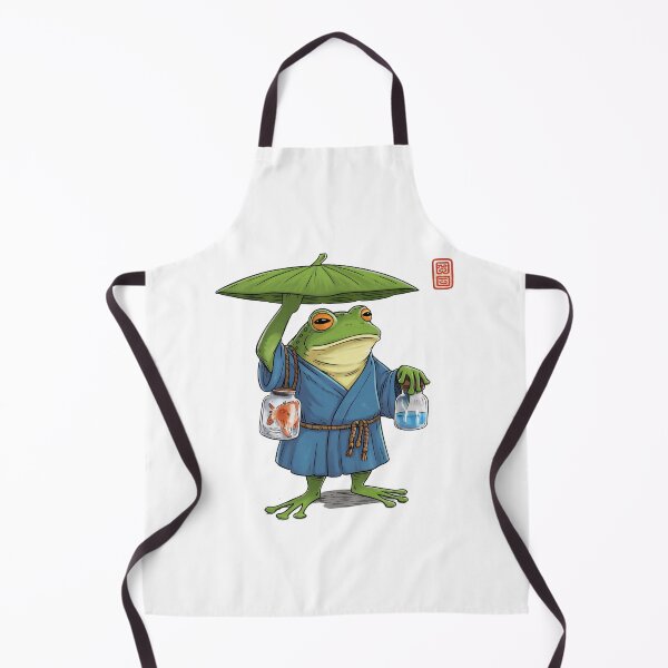 Item preview, Samurai Frog Wanderer Japanese Fantasy Art designed and sold by Trend Pixel Co..