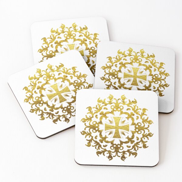 Item preview, Mandala cross gold designed and sold by Buda--Vibes.