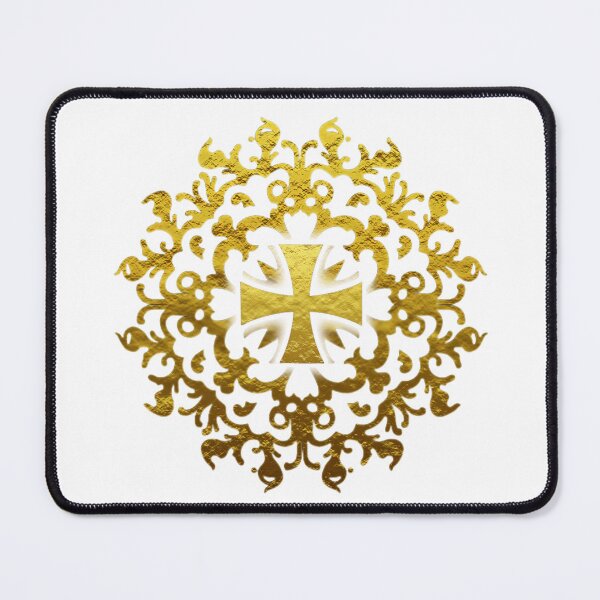 Item preview, Mandala cross gold designed and sold by Buda--Vibes.