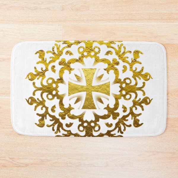 Item preview, Mandala cross gold designed and sold by Buda--Vibes.
