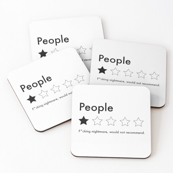 Item preview, La gente es una pesadilla, no lo recomendaría (calificación de estrellas) designed and sold by BurunaMD.