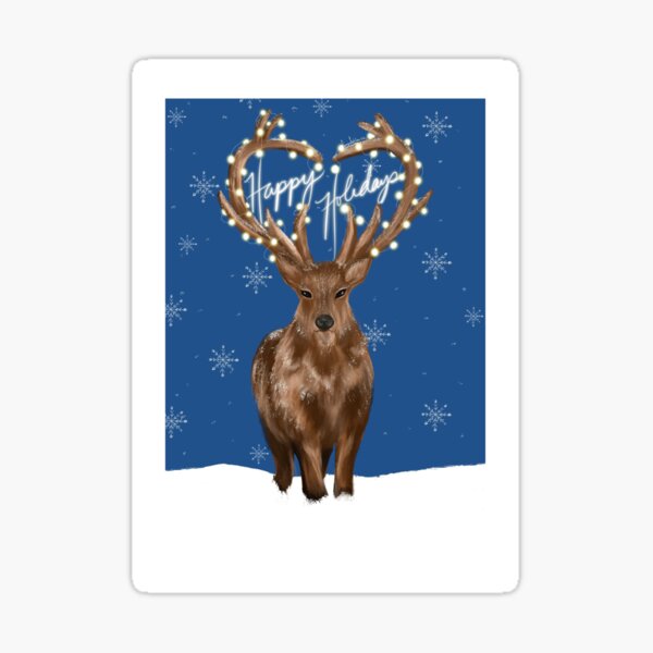 Item preview, Holiday Reindeer designed and sold by TreasuresWithinOnesHeart.