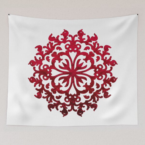 Item preview, Red mandala designed and sold by Buda--Vibes.