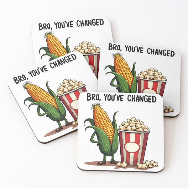 Item preview, Funny Corn and Popcorn Best Friends Duo designed and sold by Quirky Shirts.