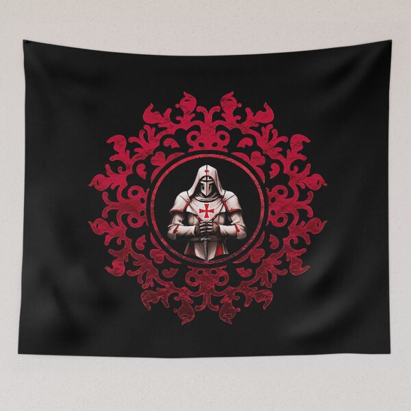 Item preview, Red mandala templar designed and sold by Buda--Vibes.