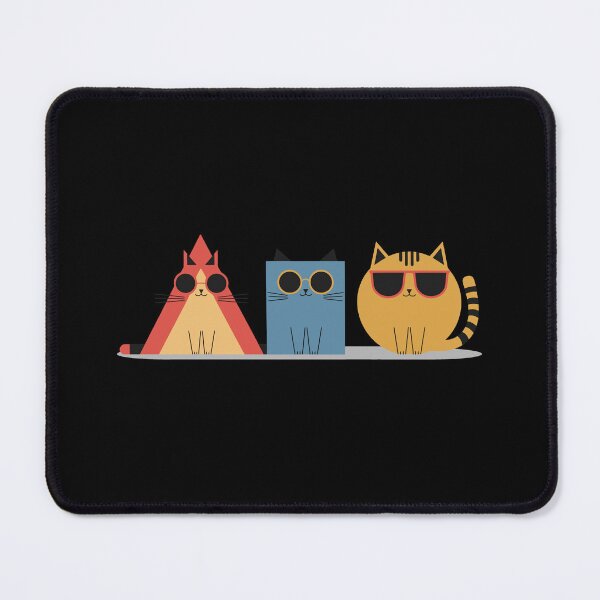 Item preview, geometric cats designed and sold by jkrphoto.