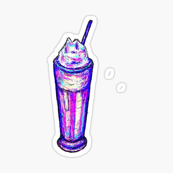Item preview, Pink bubblegum milkshake drink designed and sold by SHARON NAKAR.