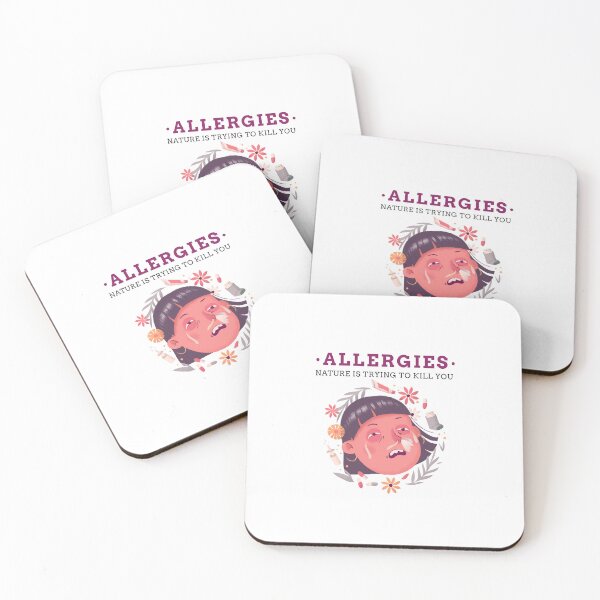 Item preview, "Allergies: Nature Is Trying to Kill You" – Funny Sarcastic Design designed and sold by Punny Graves.