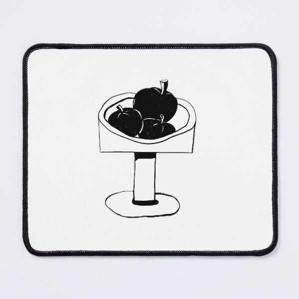 Item preview, Abstract Fruit Bowl Full Of Black Apples designed and sold by Vika Lysa Illustration Studio.