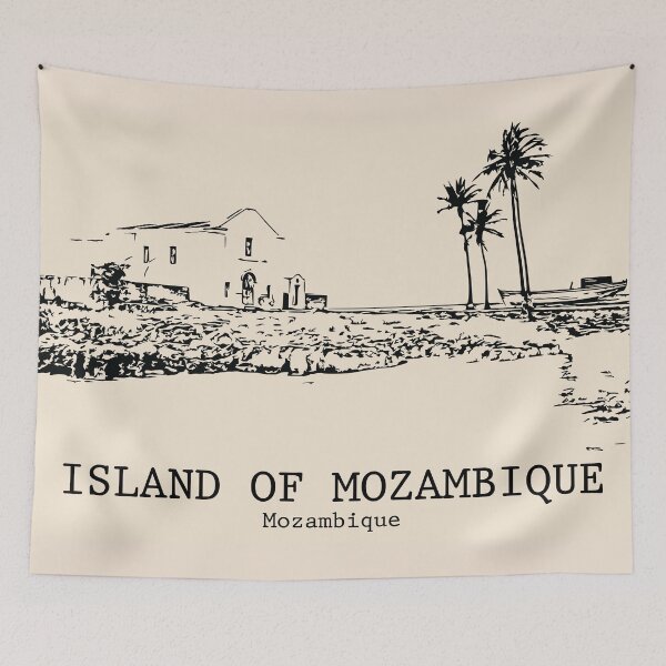 Item preview, Island of Mozambique - Mozambique designed and sold by Lakeric Cityscapes.