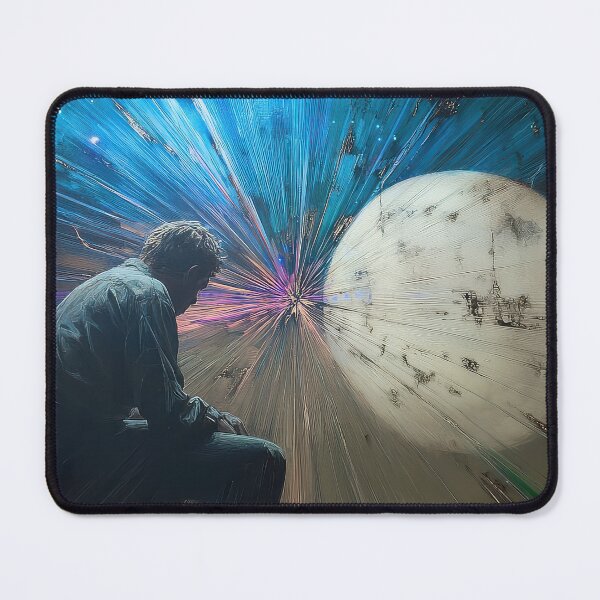 Item preview, SOLITUDE UNDER THE SHATTERED SKY designed and sold by ArtbyRolleen.