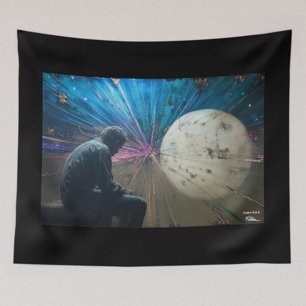 Item preview, SOLITUDE UNDER THE SHATTERED SKY designed and sold by ArtbyRolleen.