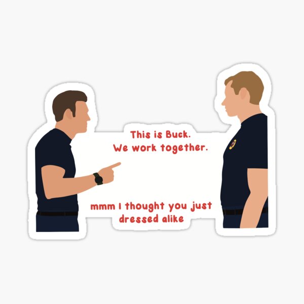 Item preview, This is Buck. designed and sold by mystickerprob.