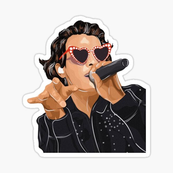 Vista previa del artículo con la obra «Pegatina retro de Joe Jonas», diseñado y vendido por mbrboston.