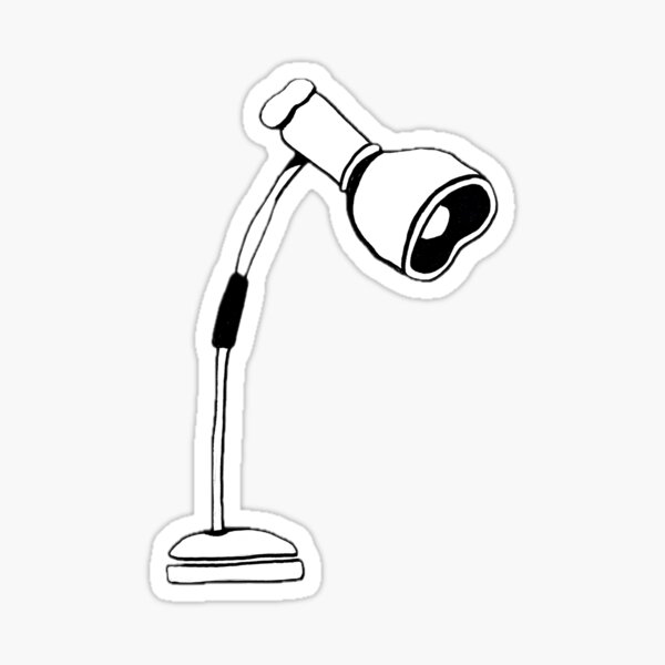 Item preview, Wobbly Desk Lamp – A Light Idea designed and sold by Vika Lysa Illustration Studio.