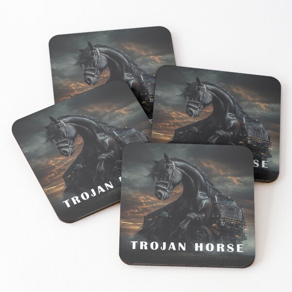 Item preview, Trojan horse  Enormous truck Black horse monster truck designed and sold by JanChryzostom.