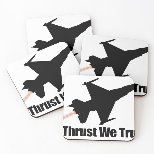 Item preview, In Thrust We Trust (f-16) designed and sold by BarracksWear.