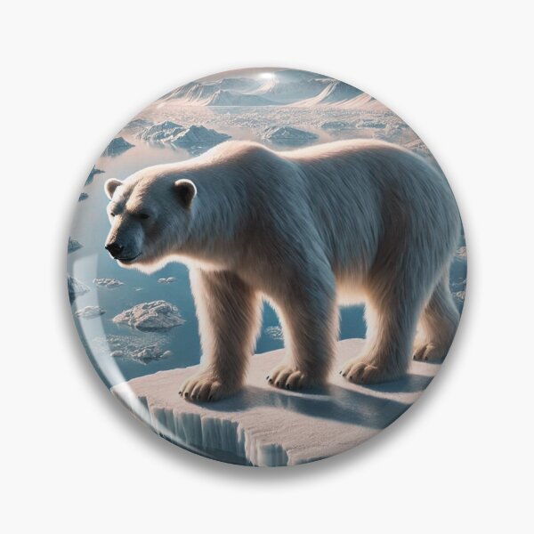 Item preview, Polar bear on melting ice – The realm of the Arctic designed and sold by M-Masterpieces.