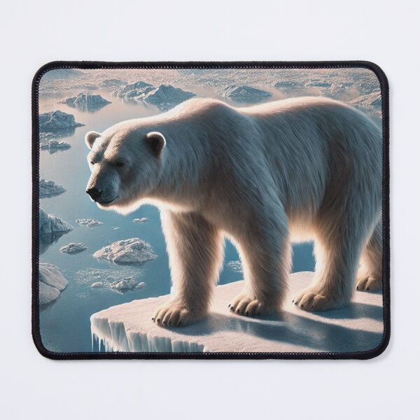 Item preview, Polar bear on melting ice – The realm of the Arctic designed and sold by M-Masterpieces.