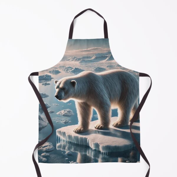 Item preview, Polar bear on melting ice – The realm of the Arctic designed and sold by M-Masterpieces.