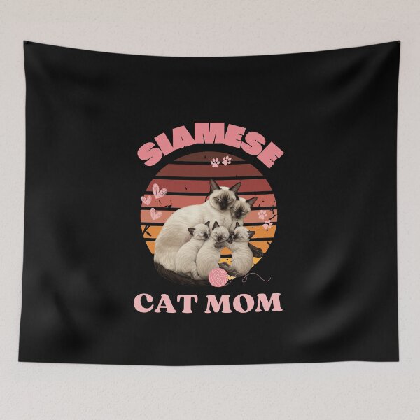 Item preview, Siamese cat mom designed and sold by Fateh-Kro ⭐⭐⭐⭐⭐.