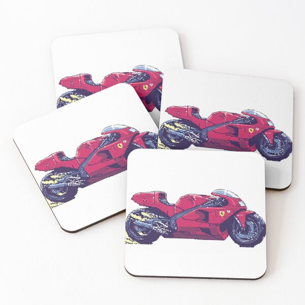 Item preview, Ferrari Concept Bike - Retro Pixel Art designed and sold by Pixel-Brush.