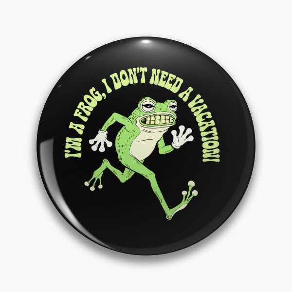 Item preview, Active Frog-Non vacation needed! designed and sold by ATOTI.