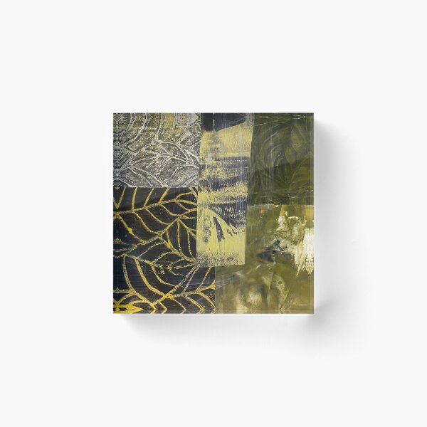 Aperçu de l'œuvre Collage en verts, noirs et gris créée et vendue par MyScruffyLittleHeart.