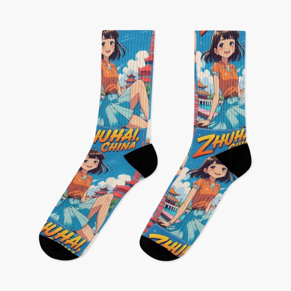 Item preview, Cute Retro Anime Girl Zhuhai China 80s Vintage Travel designed and sold by Retro-Anime9.