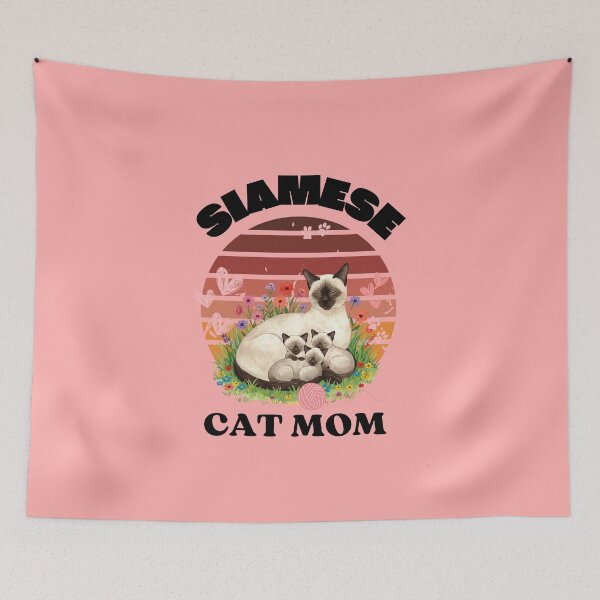 Item preview, Siamese cat mom designed and sold by Fateh-Kro ⭐⭐⭐⭐⭐.