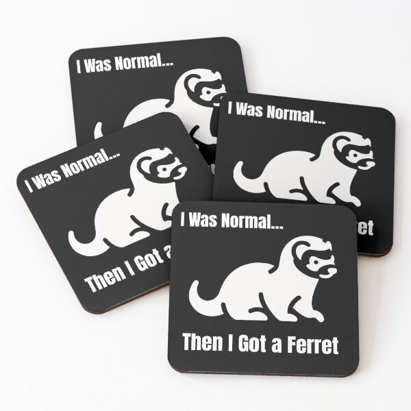 Item preview, I Was Normal… Then I Got a Ferret designed and sold by MTeesGA.
