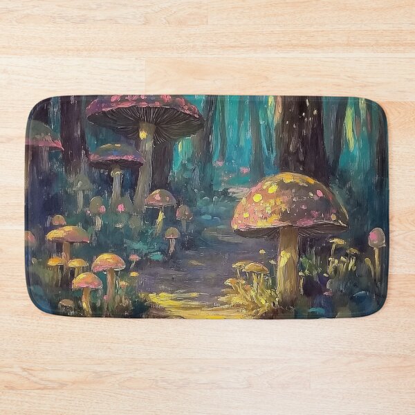 Item preview, Mushrooms Along the Shimmering Road designed and sold by Serene-Scenes.