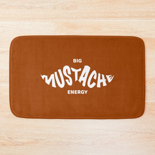 Item preview, Big Mustache Energy - white designed and sold by houseofwray.