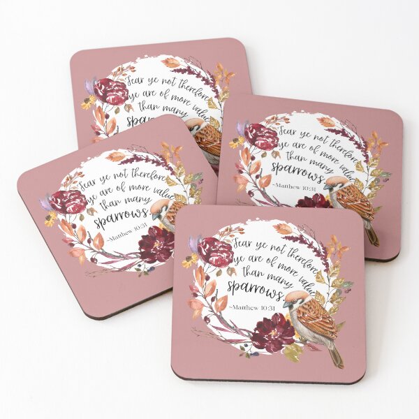 Item preview, Worth More Than Sparrows KJV Bible Verse designed and sold by A-M-Watson.
