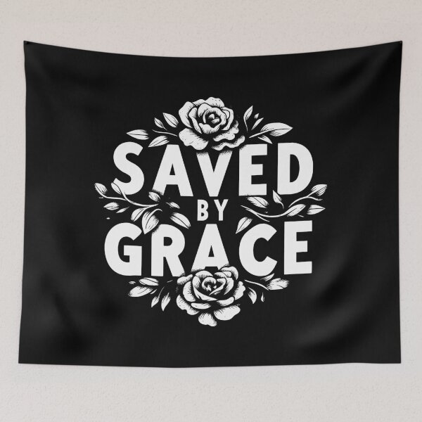 Item preview, Saved By Grace By God With Roses designed and sold by plushism.