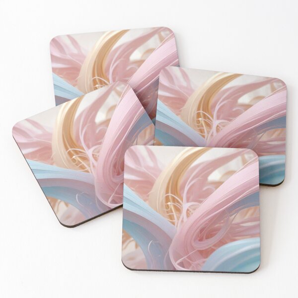 Item preview, Dreamy Pastel Flow Abstract Painting designed and sold by Harmonic_Layers.