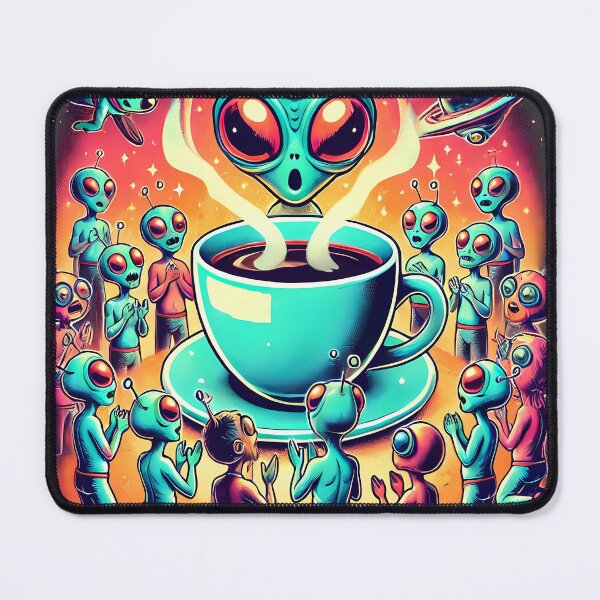 Item preview, Alien Coffee Worship designed and sold by TheFlying6.