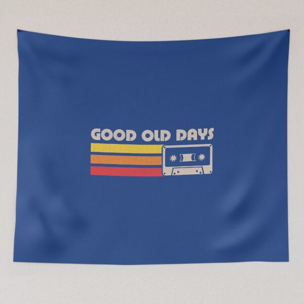 Item preview, Old Days Vintage Mixtape - Retro Lettering Quote designed and sold by Studio Mootant.