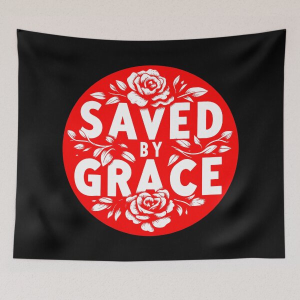 Item preview, Saved By Grace By God With Roses designed and sold by plushism.
