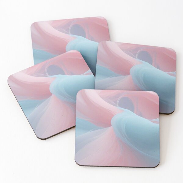 Item preview, Dreamy Pastel Flow Abstract Art designed and sold by Harmonic_Layers.
